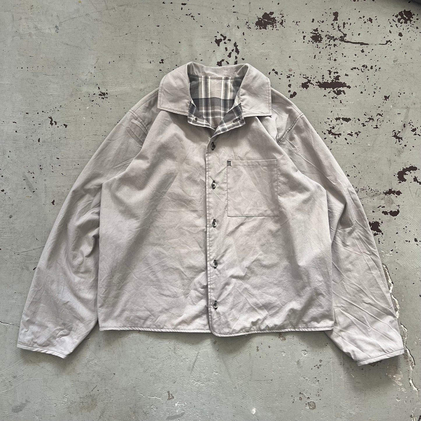Reverse shirt - Grey Checkers - L & XL