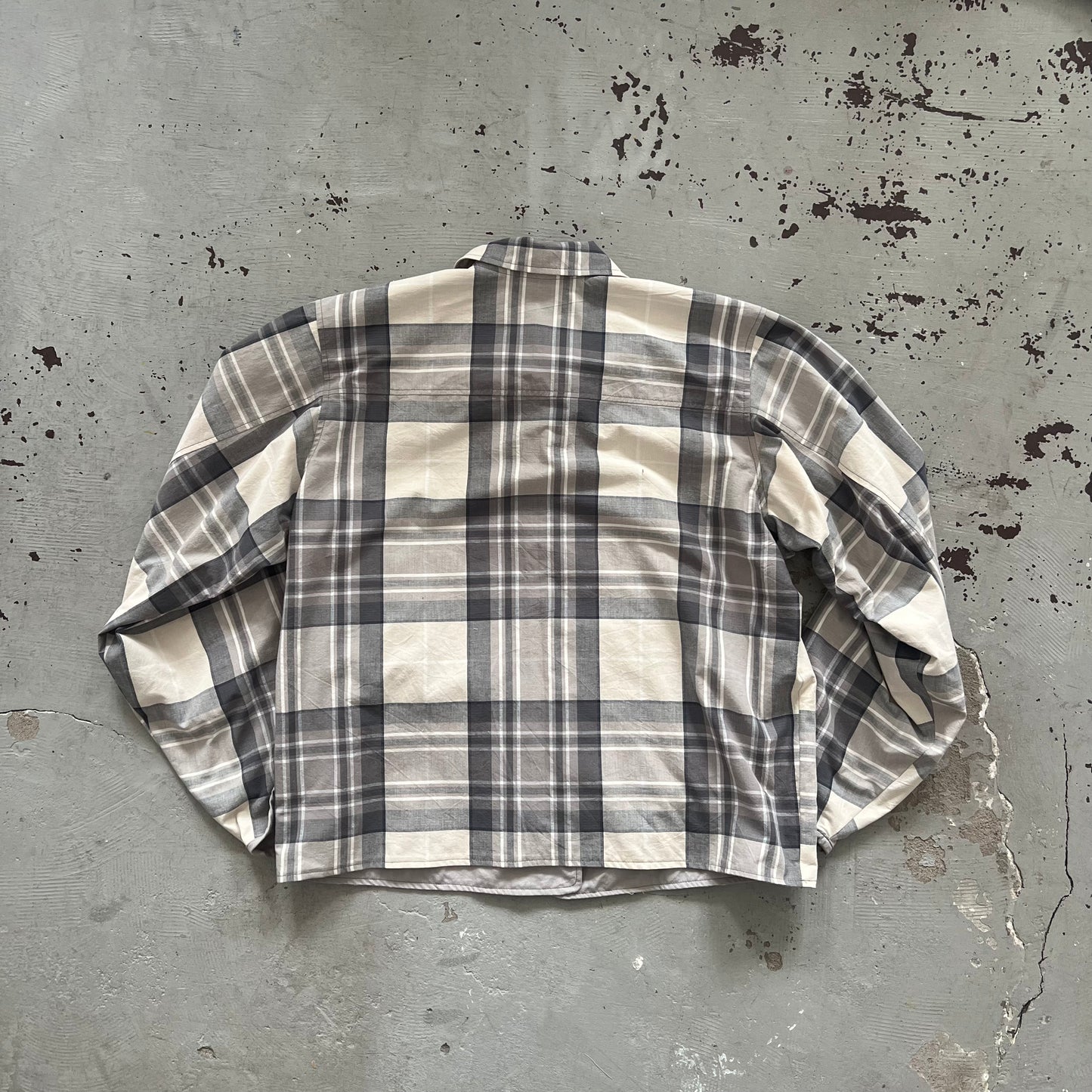 Reverse shirt - Grey Checkers - L & XL