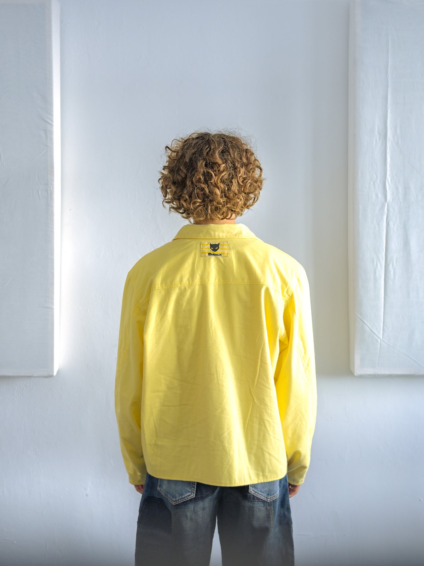 Reverse shirt - Yellow Stripes - XL