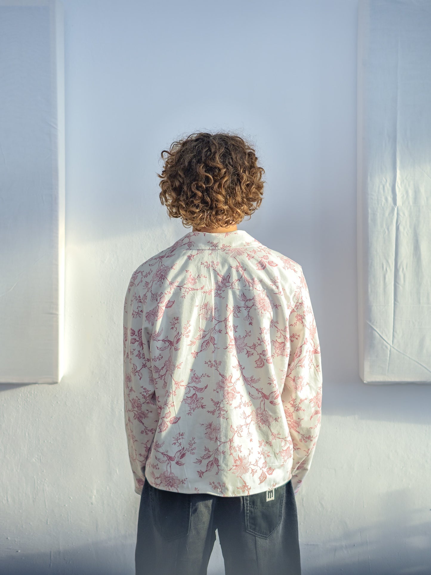 Reverse shirt - Floral Red - Medium