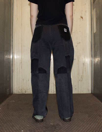 Curve Pants Black - Made to order