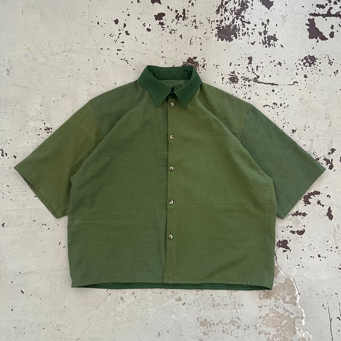 Military Scarf Shirt - Medium