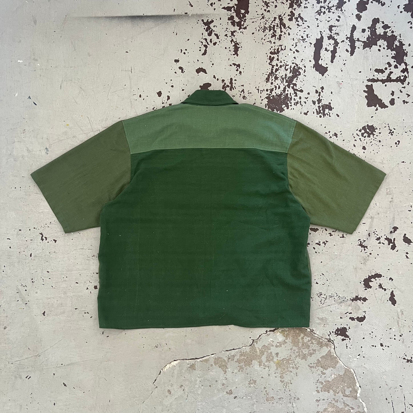Military Scarf Shirt - Medium