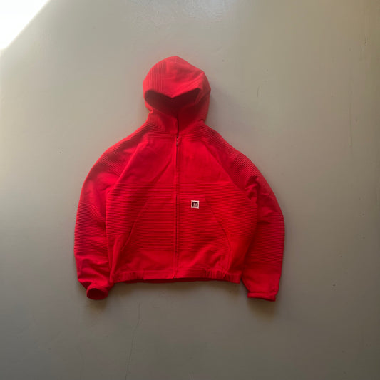 Kamprad Zip Hoodie - Bright Red