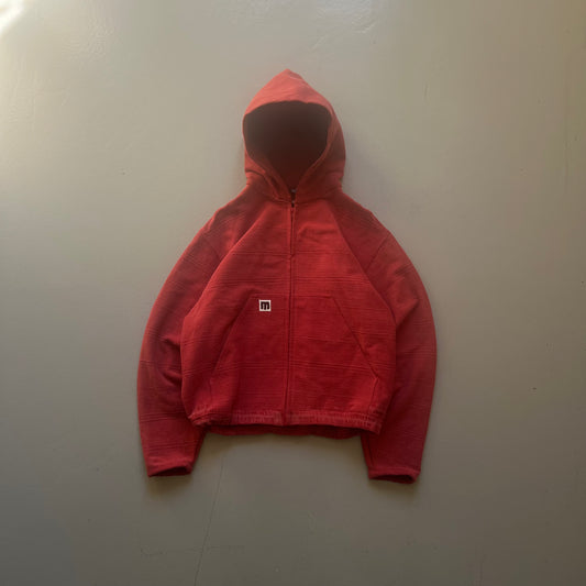 Kamprad Zip Hoodie - Washed Red