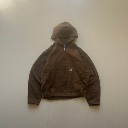 Kamprad Zip Hoodie - Chocolate Brown