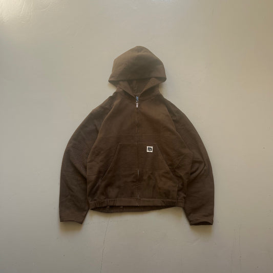Kamprad Zip Hoodie - Chocolate Brown