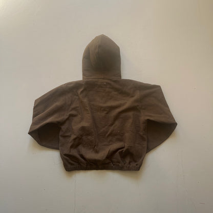 Kamprad Zip Hoodie - Chocolate Brown