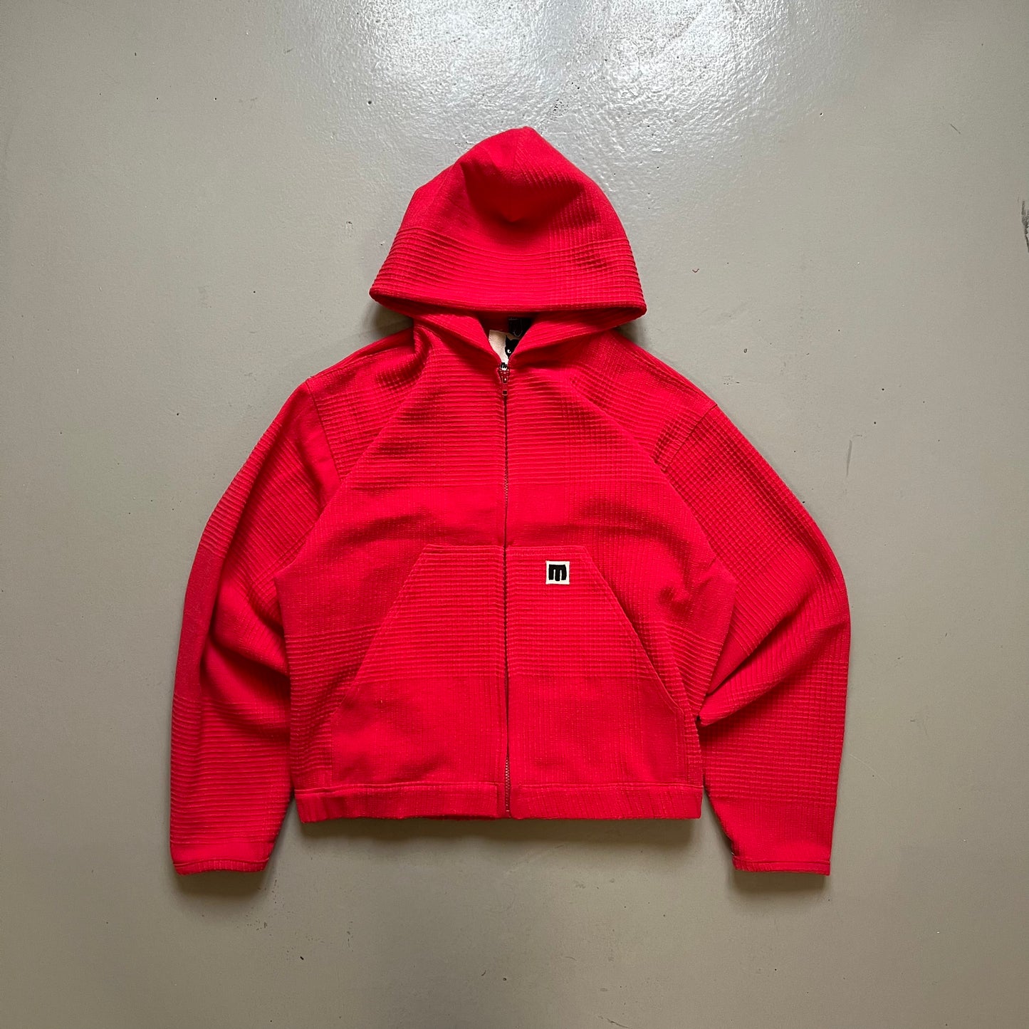 Kamprad Zip Hoodie - Bright Red