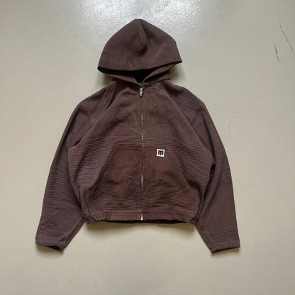 Kamprad Zip Hoodie - Chocolate Brown