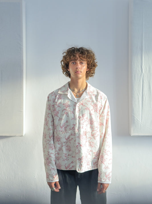 Reverse shirt - Floral Red - Medium