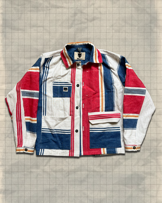 KNEGARJACKA MEDIUM - RÖD VIT BLÅ