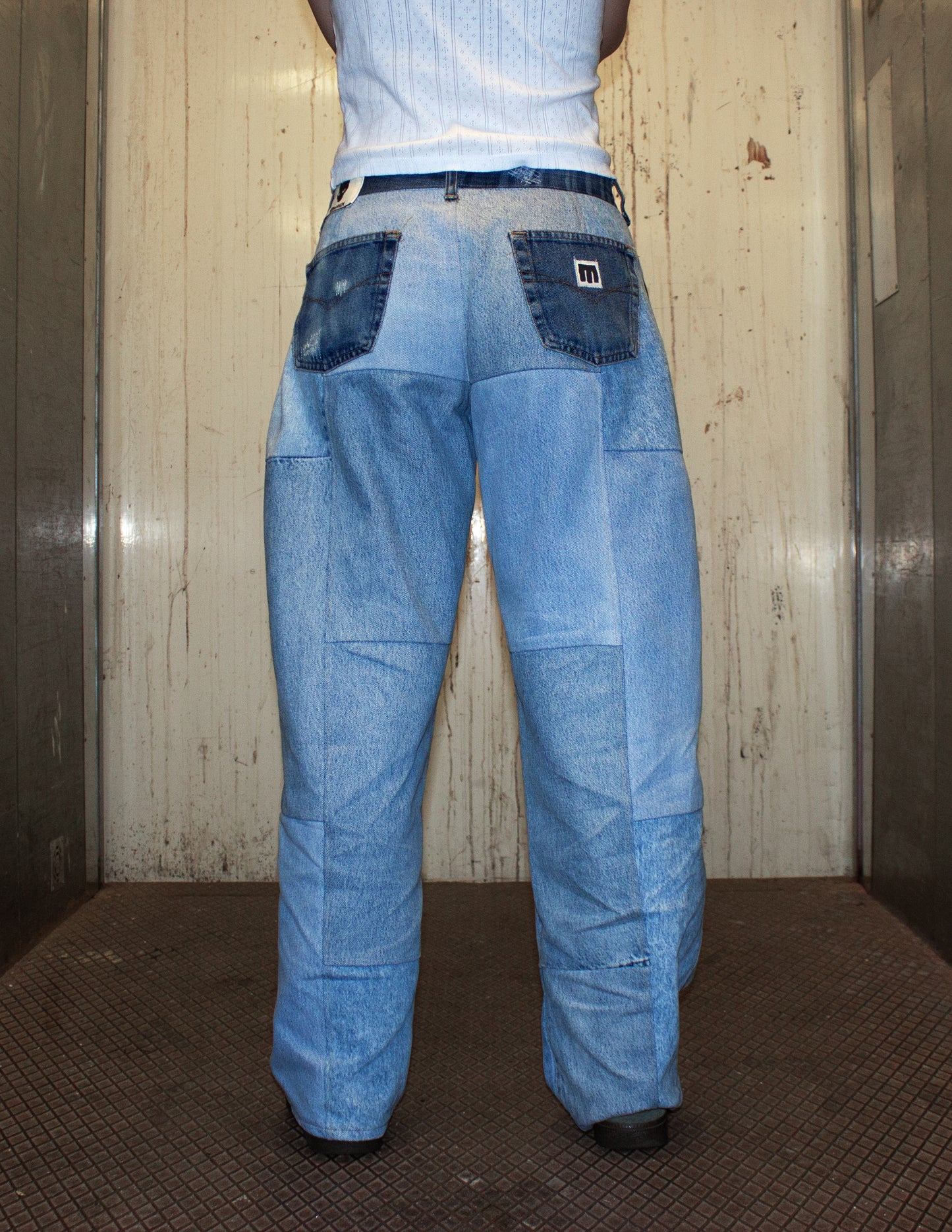 Oat Pants Blue - Made to order