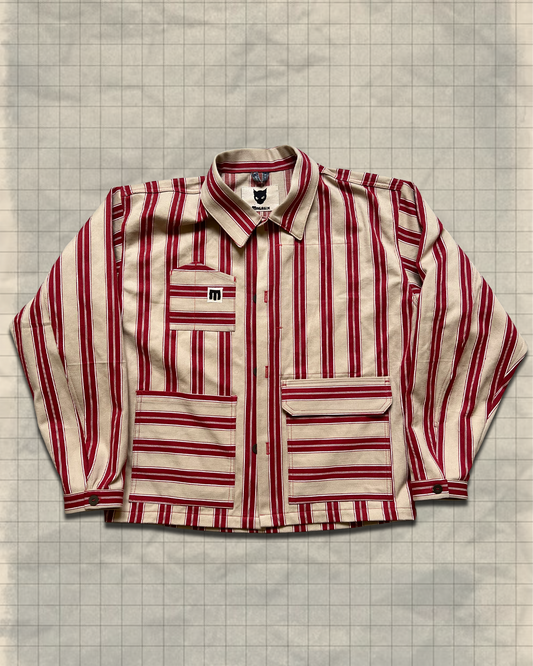 KNEGARJACKA X-LARGE - RÖD BRUN