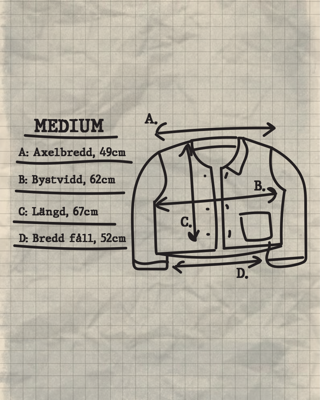 KNEGARJACKA MEDIUM - RÖD VIT BLÅ