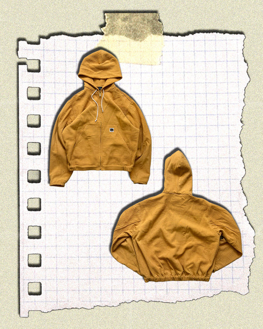 KAMPRAD ZIP HOODIE - MUSTARD YELLOW